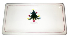 Christmas Tree Celebrate - Porcelain 11x5 Platter