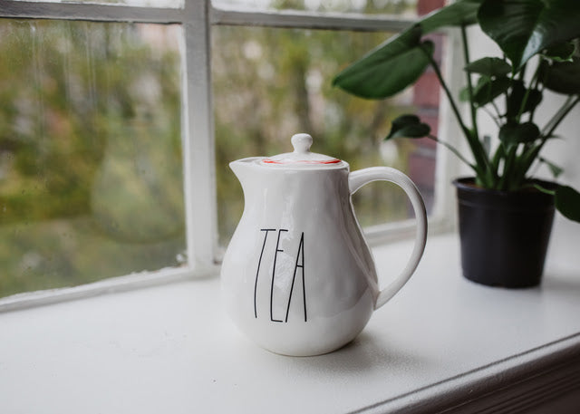 Rae Dunn Elongated TEA Teapot