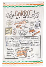 Cotton Printed Recipe Tea Towels, 4 styles