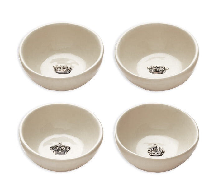 Rae Dunn Crown Bowls