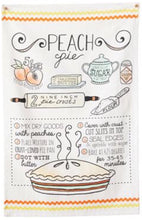 Cotton Printed Recipe Tea Towels, 4 styles