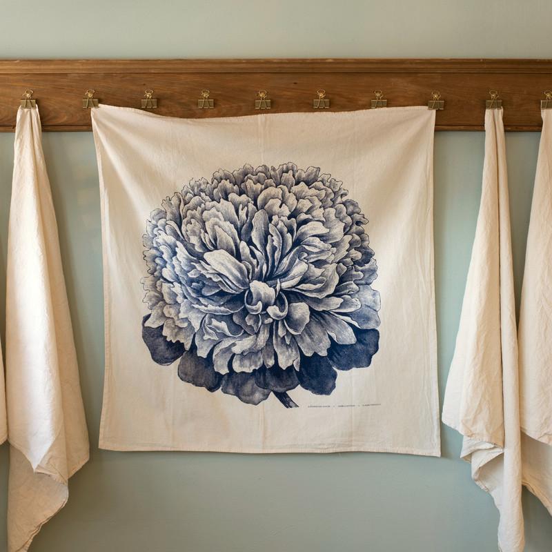 Peony Tea Towel