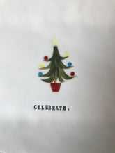 Christmas Tree Celebrate - Porcelain 11x5 Platter