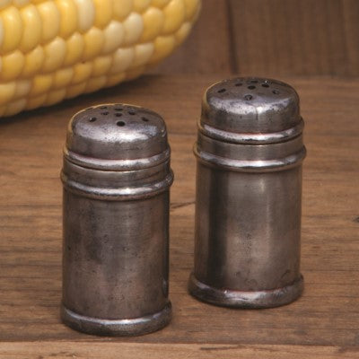 Old Silver Place Setting Salt and Pepper