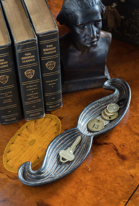 Cast Iron Mustache Dish