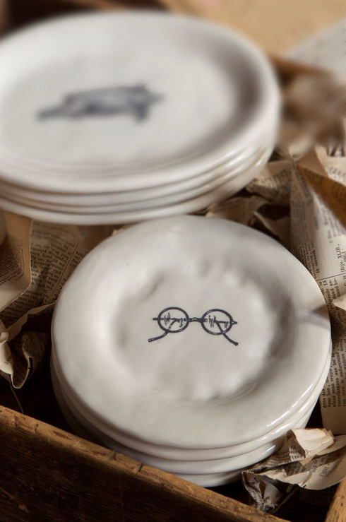 Eyeglass Accent Appetizer Plates